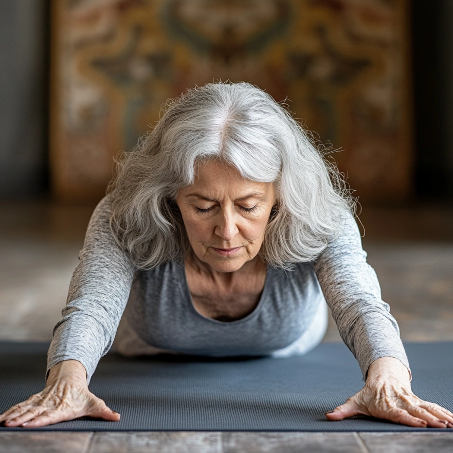 Поза дитини - відпочинок та розслаблення